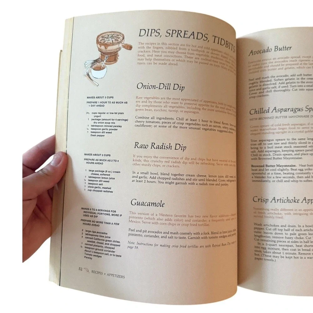 Vintage Sunset Cook Book for Entertaining 1968 Hardcover Dust Jacket Lane